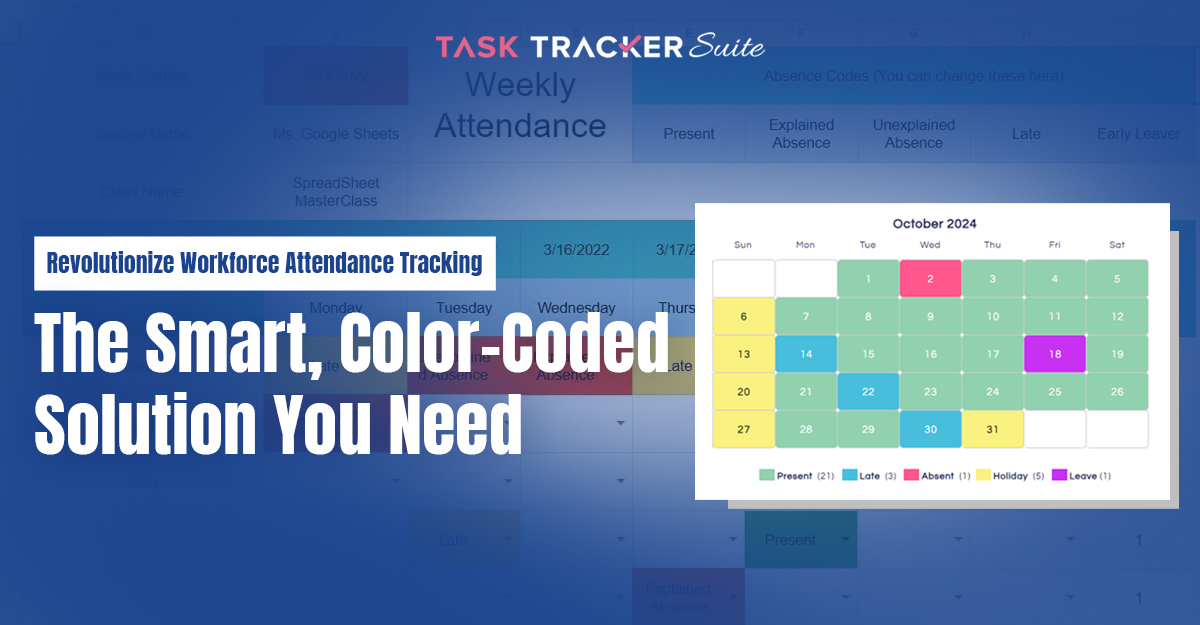 Revolutionize Workforce Attendance Tracking: The Smart, Color-Coded, And Infographic Calendar You Need