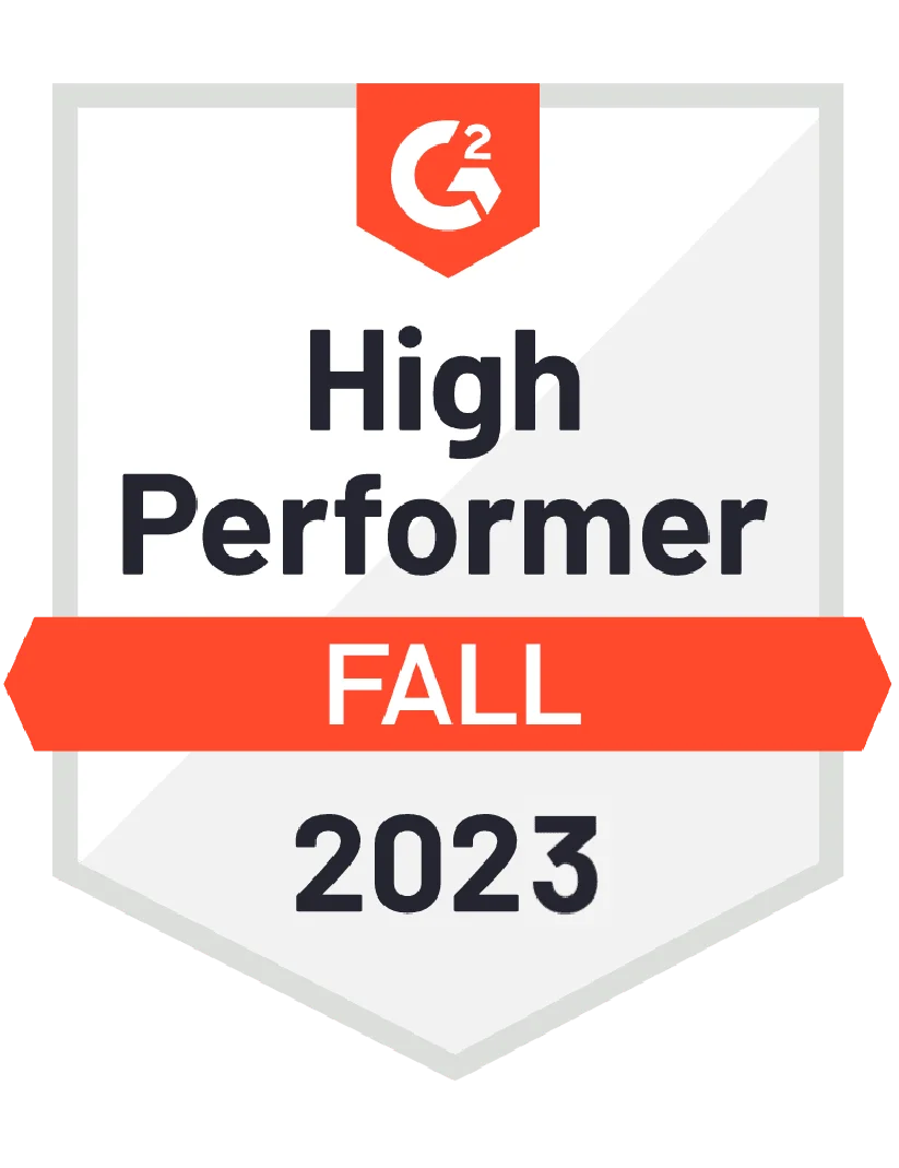 G2 High Performer: Fall 2023