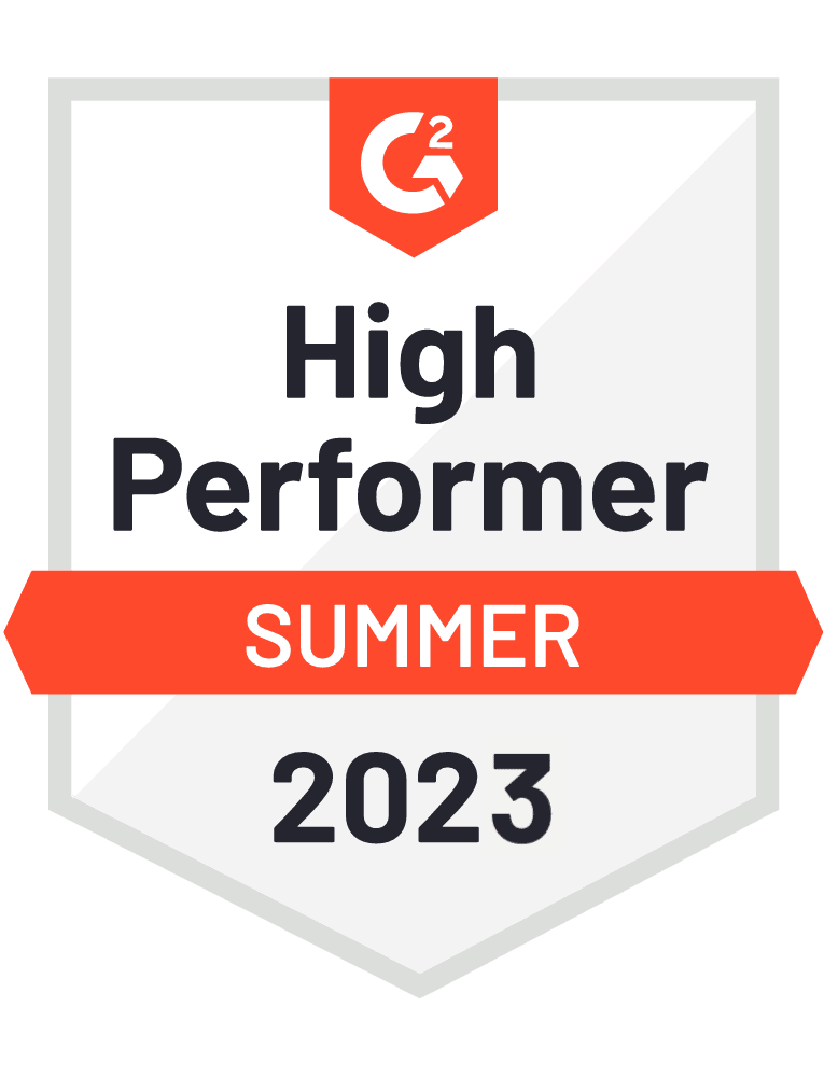 G2 High Performer: Summer 2023