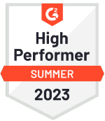 G2 High Performer: Summer 2023