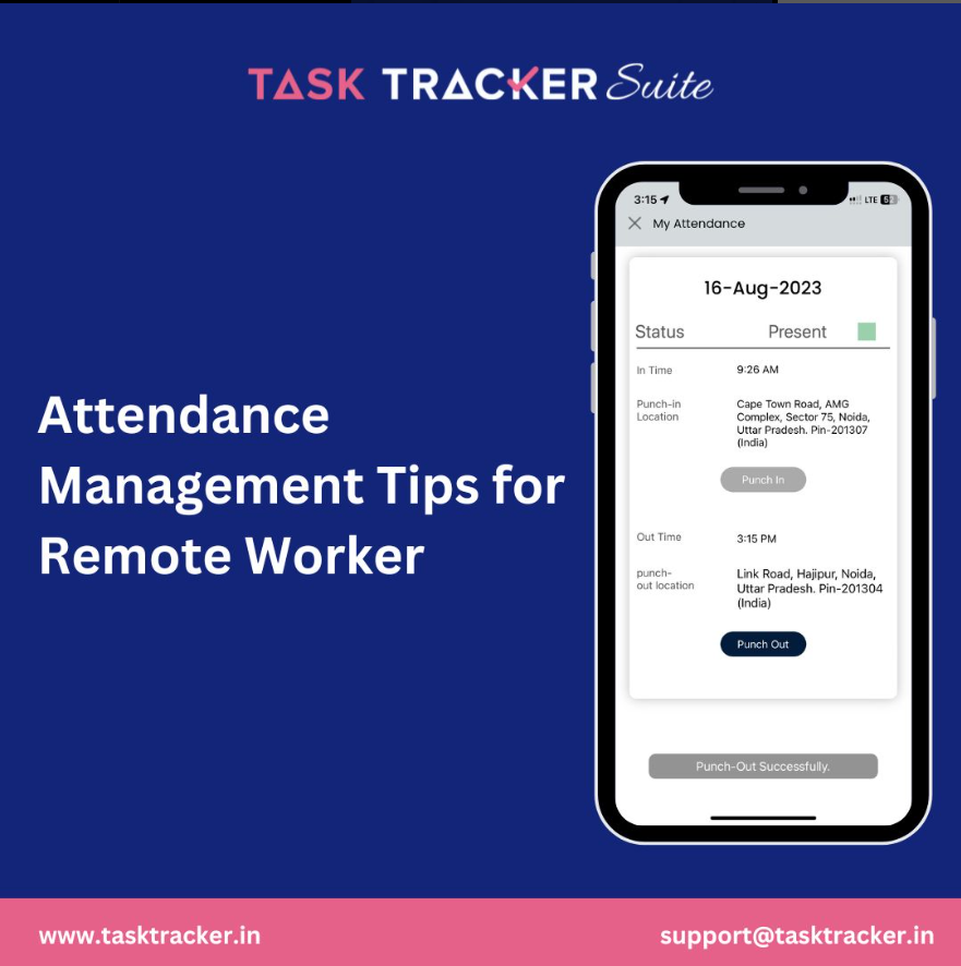 Attendance management tips for remote workers